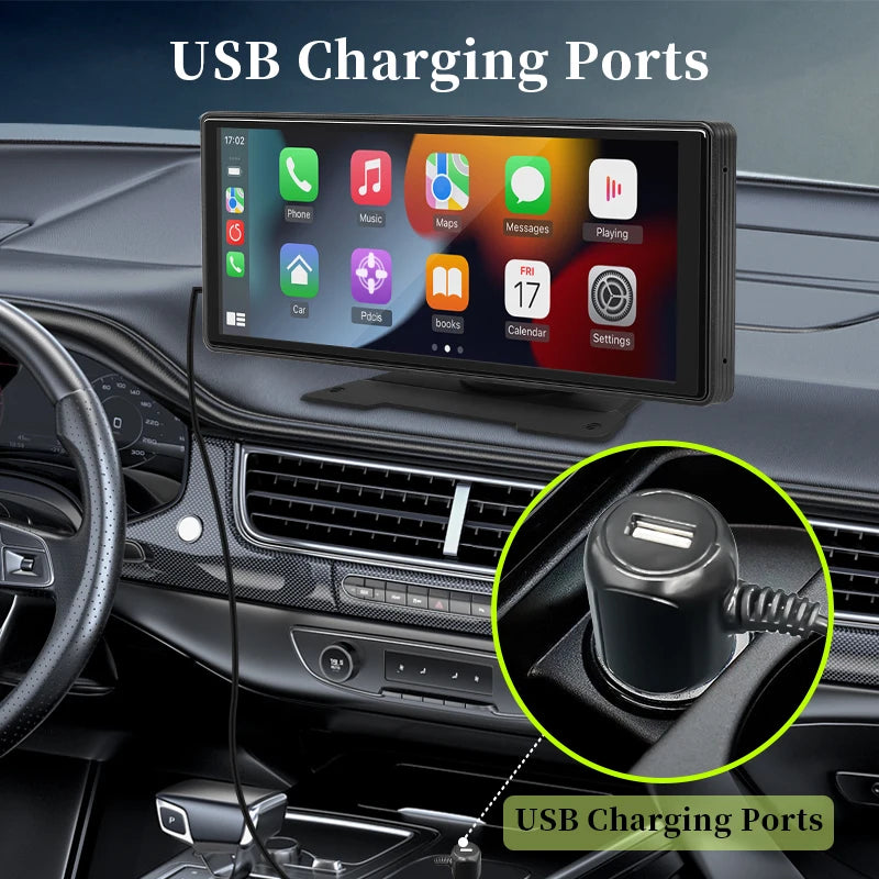 Universele Apple CarPlay & Android Auto - 10.26 Inch AutoScherm